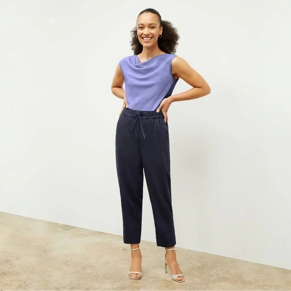 MM Lafleur The Shane Pant - Everyday Twill in Night Size 4 - Picture 3 of 5